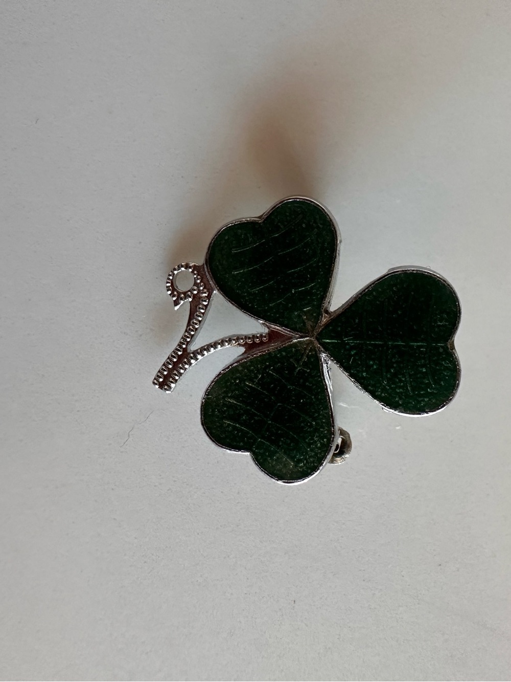 Green Clover Shamrock Brooch - Women Accessories